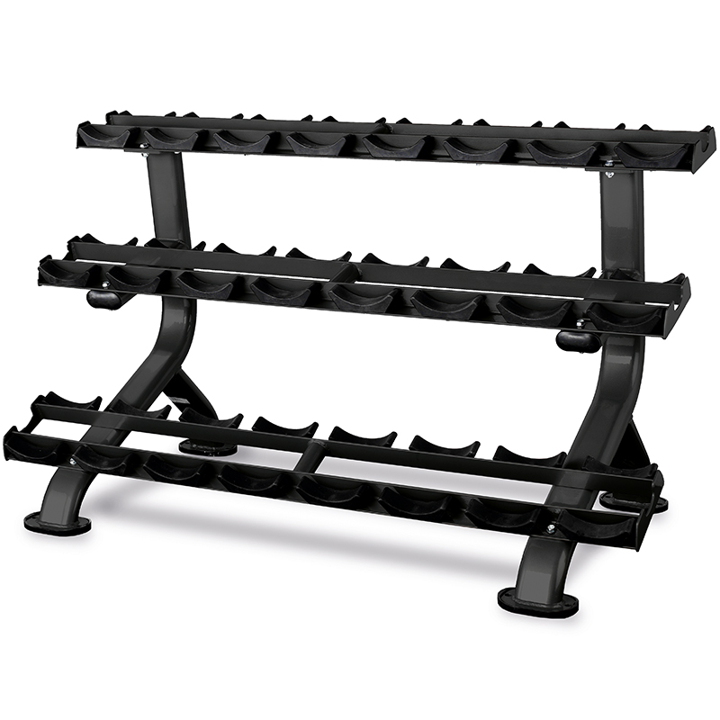 必艾奇（BH）  L875B三層啞鈴架進口健身器材商用史密斯多功能綜合訓(xùn)練 (12付)加全套啞鈴